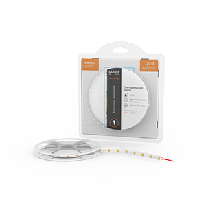 Лента Basic LED 2835/60 12V 4,8W/m 312lm/m 3000K 8mm IP20 3m 1/100 BT002