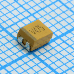 CA45-B035K475T, Конденсатор танталовый 4.7мкФ 10% 35 В типоразмер B