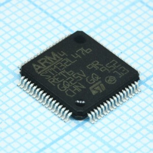 STM32L476RET6, Микроконтроллер STM 32-бит ядро ARM Cortex M4 RISC 512кБ Флэш-память 1.8В/2.5В/3.3В 64-Pin LQFP лоток
