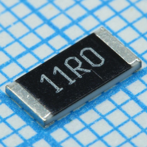 CRCW251211R0FKEG, ЧИП-резистор толстопленочный 2512 11Ом ±1% 1Вт ±100ppm/°C автомобильного применения лента на катушке