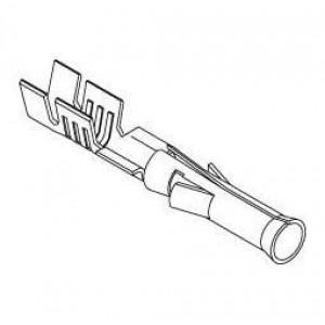 39-00-0285, Штыревые и гнездовые соединители .093 F TERM 18-24AWG REEL OF 8000