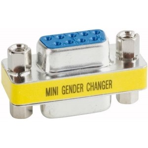 320X12509X, Адаптеры и переходники D-Sub 9 POS GENDER CHANGER MALE/MALE