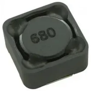 SRR1260-680M, Катушка индуктивности SMD экранированная проволочная 68мкГн ±20% 1кГц 22Q-добротность феррит 2.1A 0.11Ом сопротивление по постоянному току лента на катушке