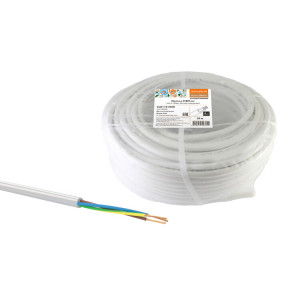 Провод ПВСмб 3х2,5 (50м), белый Народный SQ0118-0808