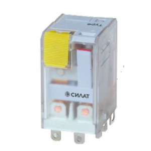 Промежуточное реле, без колодки PR071, Промежуточное реле, 2 группы переключающих контактов, контактная емкость: 10A/250VAC 10A/28VDC, номинальное напряжение катушки: 6…240VAC 6…110VDC, тип колодки SR07