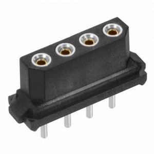 M80-8400442, Проводные клеммы и зажимы 4 POS SIL FEMALE VERT TIN