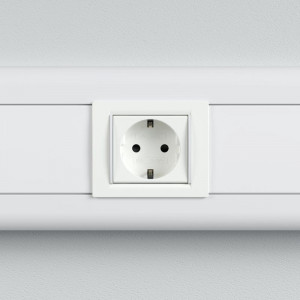 Розетка 1-м 2мод. Viva 16А IP20 2P+E с заземл. защ. шторки бел. 45005