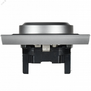 Розетка 2-м СП BRITE РСш12-3-БрА 16А в сборе с заземл. защ. шторки алюм. BR-R24-16-K47-F