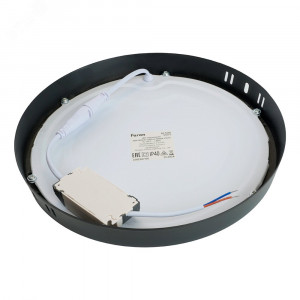 Светильник светодиодный ДПО-18w 4000K 1260Лм черный AL504 51073