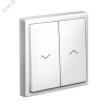 Изображение товара ARTGALLERY 2-клавишный ВЫКЛЮЧАТЕЛЬ ДЛЯ ЖАЛЮЗИ, 2х сх.4, 10А, механизм, быстрозажимные клеммы, БЕЛЫЙ GAL000119S