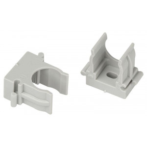 Крепеж клипса для труб CLIP-16-G-MP прямой монтаж d 16мм серый 100шт Б0062103