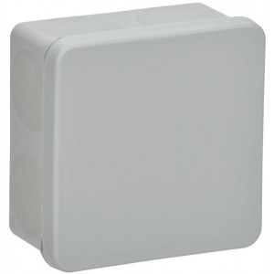 Коробка расп. КМ42455 о/п 100х100х50мм IP67 8 вв. серая UKO21-100-100-050-K41-66