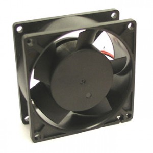 RQD 8032MS 12VDC, Вентилятор 12В 80x80х32мм, 3400 об/мин., 166.5м3/час, 31дБ, подшипник скольжения, тип вывода - провод