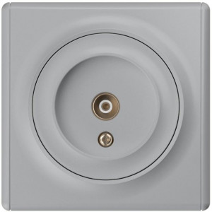 Розетка телевизионная TV 1-м СП Florence механизм сер. (1E21101302) 2172842
