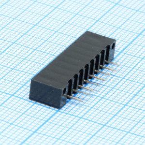 DS1020-08ST1D, FPC разъем для шлейфа на плату прямой 8pin, шаг 2.54мм