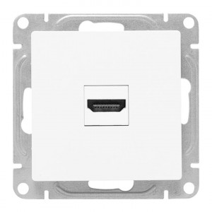 Механизм розетки HDMI, белый Эпика EKF UP1-SOW-HDMI