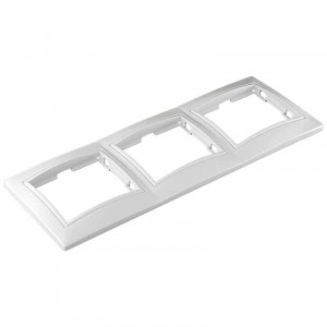 Рамка 3-м СП Севиль горизонт. бел. С0045