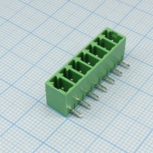 15EDGRC-3.81-07P-14-00A(H), Разъемный клеммный блок на плату, 7 контактов. Серия 15EDGRC-3.81