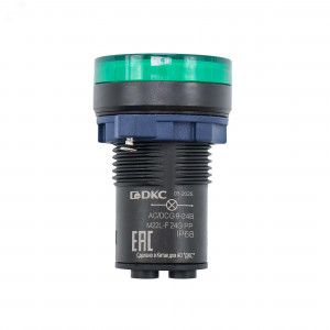 Сигнальный индикатор со встроенным диодом 9-24В, зеленый M22L-F24GPP