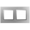 Рамка для розеток и выключателей Elegance 14-5012-03 Classic, на 2 поста, алюминий Б0060578