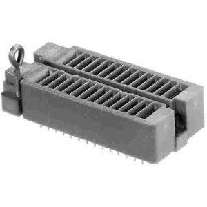 24-3554-18, Установочные панели для ИС и компонентов FORCE DIP TEST SCKT HIGH TEMP 24 PINS