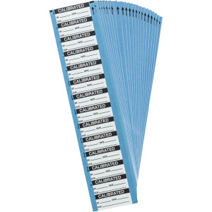 brd149363, WO-41-PK этикетки "Calibrated", материал В-500, матовая виниловая ткань, цвет-черный на белом, размер 38.1х15.88мм, 350 шт/упак.