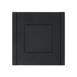 FORTE&PIANO Заглушка с суппортом FP141 черный IEK FP-PL10-K02