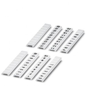 0808613, Комплектующие для клеммных колодок ZBF 4/WH-100: UNPRINTED