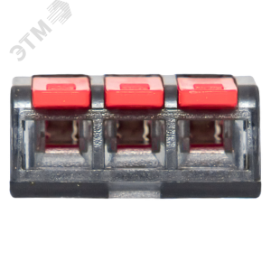 Клемма строительно-монтажная СМК 221-413 3-проводная 0.2-4кв.мм  PROxima plc-smk-221-413