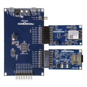ATWINC1500-XSTK, Средства разработки Wi-Fi (802.11) WINC1500 Starter Kit Pro-D21 + wing board