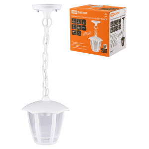 Светильник садово-парковый "СИТИ" НСУ 07-60-002 У1 6-ти гранник подвесной белый SQ0330-1318