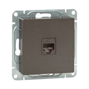 Механизм розетки RJ11, мокко Эпика EKF UP1-SOM-RJ11