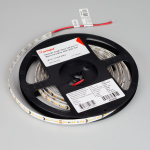 Лента RT-A168-10mm 24V Dim-To-Warm (14.4 W/m, IP20, 2835, 5m) 033606, Dim-To-Warm, совместима с любым диммером ШИМ. Светодиодная лента RT-A168, открытая. Светодиоды 2835, 168 шт/м (840 шт на 5 м), белая плата, ширина 10 мм, скотч 3M. Цвет по умолчанию: ТЕПЛЫЙ 2900-3100K. Цвет при диммировании на минимуме: ТЕПЛЫЙ 1800-1900К.