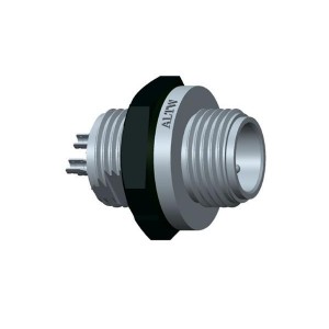 AAD-03RMMS-SC7001, Стандартный цилиндрический соединитель MINI STAMP PIN, PNL SCREW 3PIN M CONN