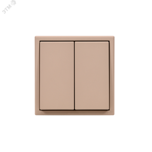 Выключатель 2-кл. ArtGallery (сх. 5) 10AX механизм песочн. SE GAL001251
