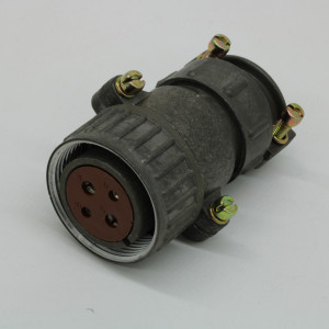 ШР28П4НШ5 РОЗЕТКА (SZC), Розетка кабельная с прямым патрубком 4 контакта