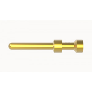 16A-GM-0.37, Вилочный обжимной контакт, для вставок DA, DE, DEE, DM, DK, сечение обслуживаемых проводников 0,14-0,37 мм кв., номинальный ток: 16A, тип покрытия контактов: золото