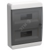 Корпус пластиковый ЩРН-П-24 IP41 черн. прозр. дверь TEKFOR TF5-KP12-N-24-41-K01-K03