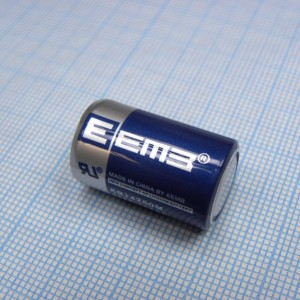 ER14250M 3.6V, Li, SOCl2 батарея типоразмера 1/2AA, 3.6В, 0.75Ач, стандартная форма, -55...85 °C