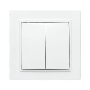 Выключатель 2-кл. СП Минск 10А IP20 бел. Basic ERV10-023-10