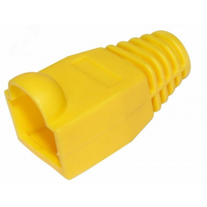 Колпачок изолирующий для RJ-45 желтый, Колпачок RJ-45 желтый REXANT для дополнительной защиты соединения разъема RJ-45 (8P8C) и кабеля