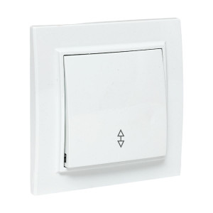 Переключатель проходной 1-кл. СП Минск 10А IP20 бел. Basic ERV10-025-10