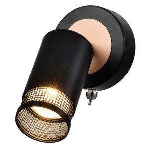 Светильник настенно-потолочный спот Lili 7020-701 1 * GU10 25 Вт поворотный с выключателем Б0051226