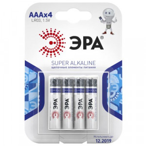 Батарейки LR03-4BL SUPER Alkaline (120/960/38400) C0038451
