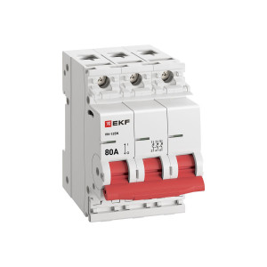 Выключатель нагрузки ВН-125N 3Р 80А PROXIMA EKF S1253080