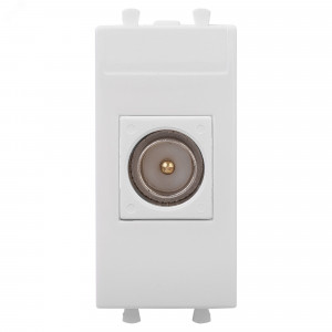 Avanti ТВ розетка оконечная ""Белое облако"", 16A, 1 модульная 4400501