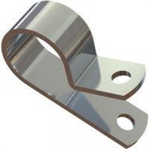 AL4A, Кабельный монтаж и принадлежности Clamp,Screw Mnt,Alum,1/4 in Hold, Clamp,Screw Mount,Aluminum,1K/Bag