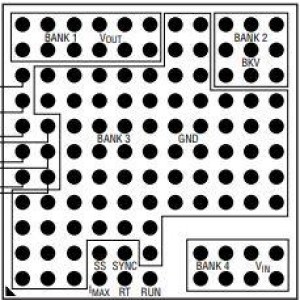 LTM8028IY, Импульсные регуляторы напряжения [Tin-Lead SnPb BGA] 36VIN, UltraFast, Low Output Noise 5A uModule Regulator