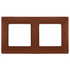 Рамка 2-м Etika какао Leg 672572