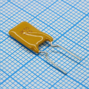 JK30-110, Предохранитель самовосстанавливающийся 30В 40A 1.1А(удержание) 2.2А(отключение) 8сек 0.7Вт 70Ом перед отключением